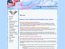 Tablet Screenshot of caldwellcountytexanrepublicans.org